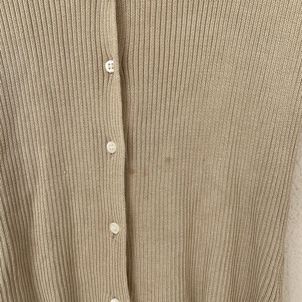 Tan Vintage Cardigan - Picture 5 of 7